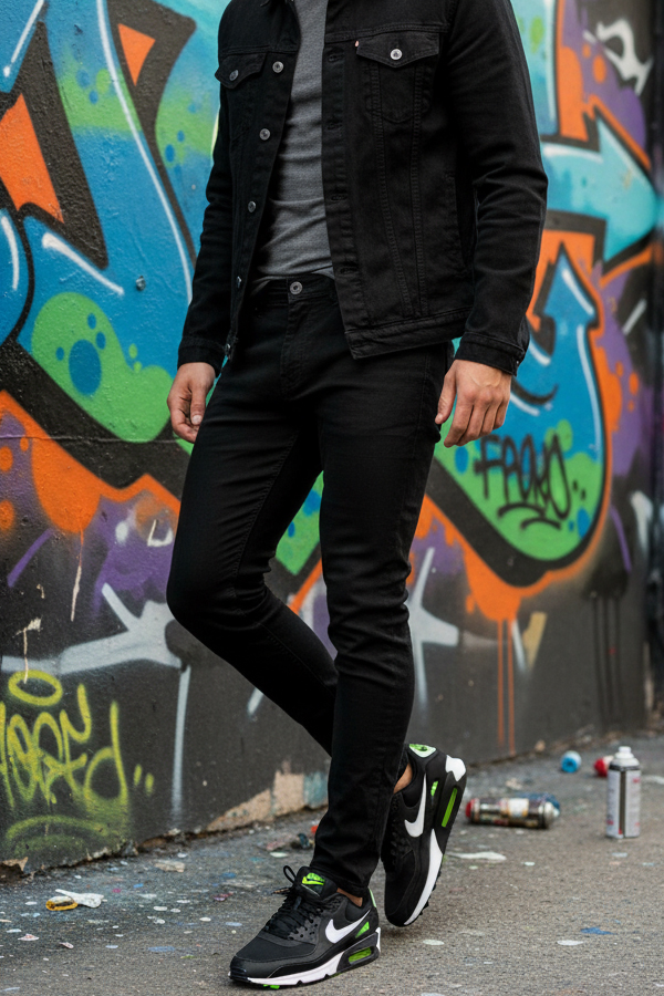Slim Fit Jeans Black