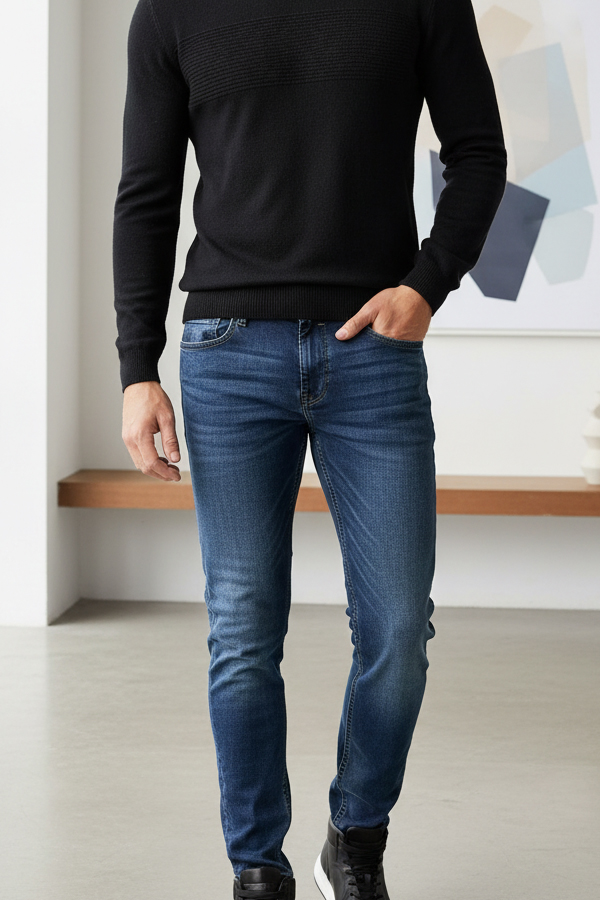 Slim Fit Jeans Dark Washed