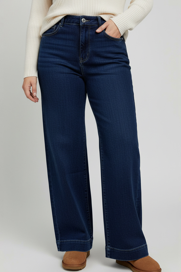 Παντελόνα jean super soft ελαστική Μπλέ