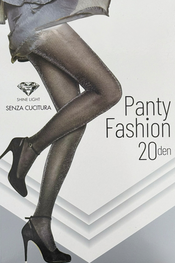20 Denier Shine light Lurex Tights Black