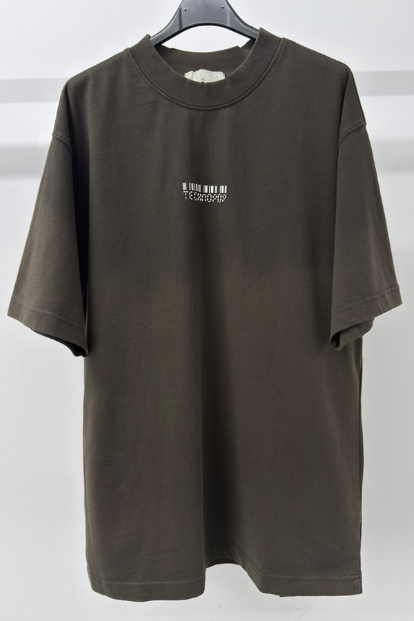 Men Oversized T-shirt TechnoPop Γκρι
