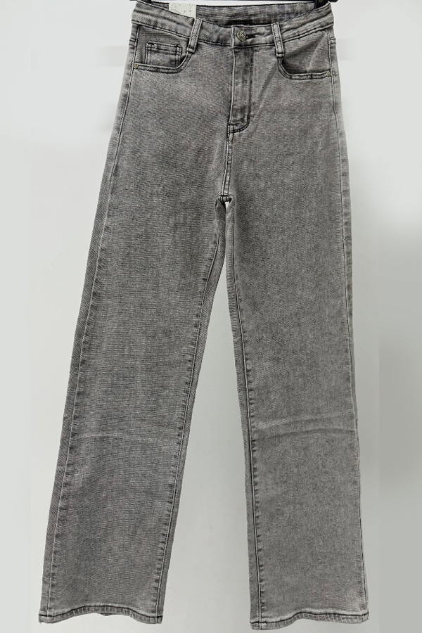 Jeans Wide Leg Light washed Grey