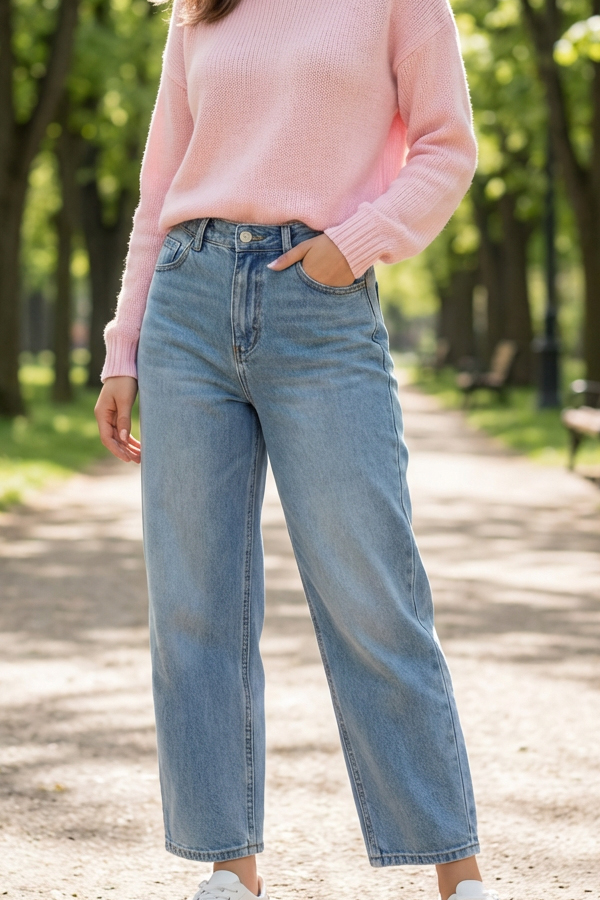 Jeans Balloon fit Light washed
