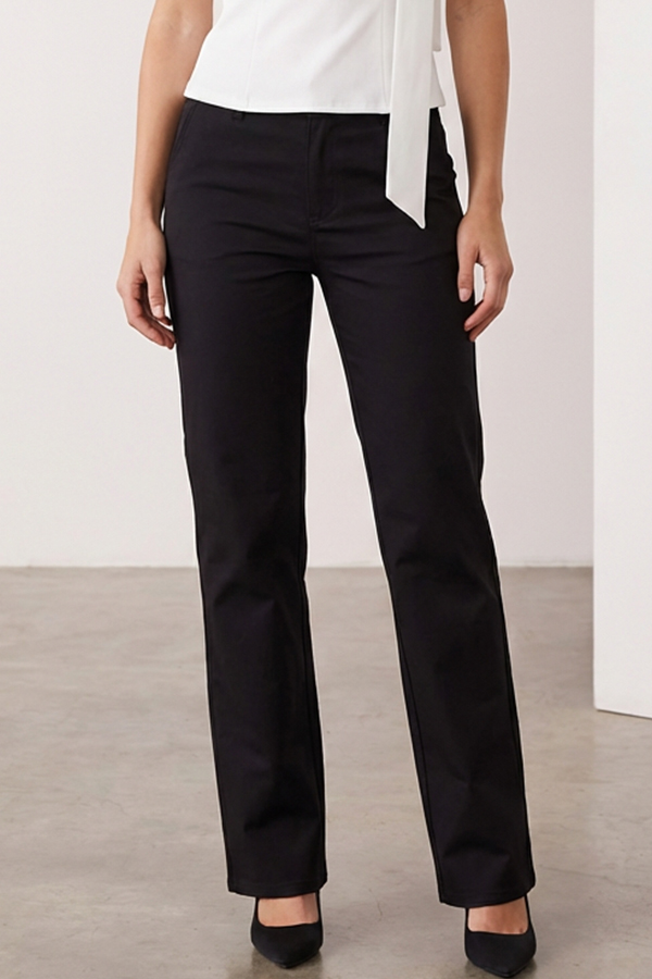 Γυναικείο Plus Size Chino Παντελόνα Μαύρο
