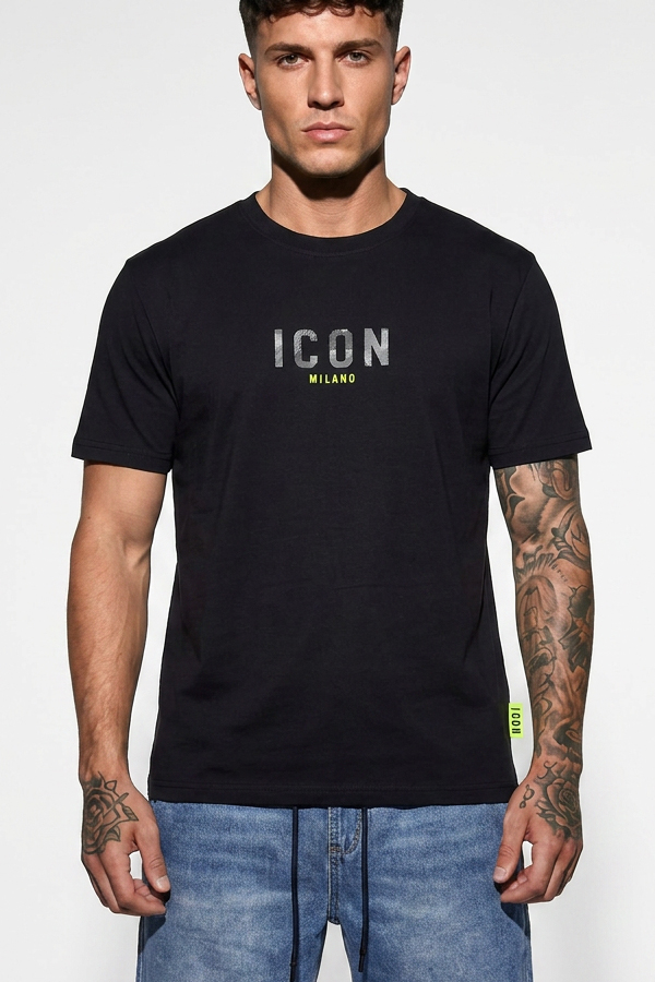 Ανδρικό Cotton T-Shirt με σχέδιο στην πλάτη