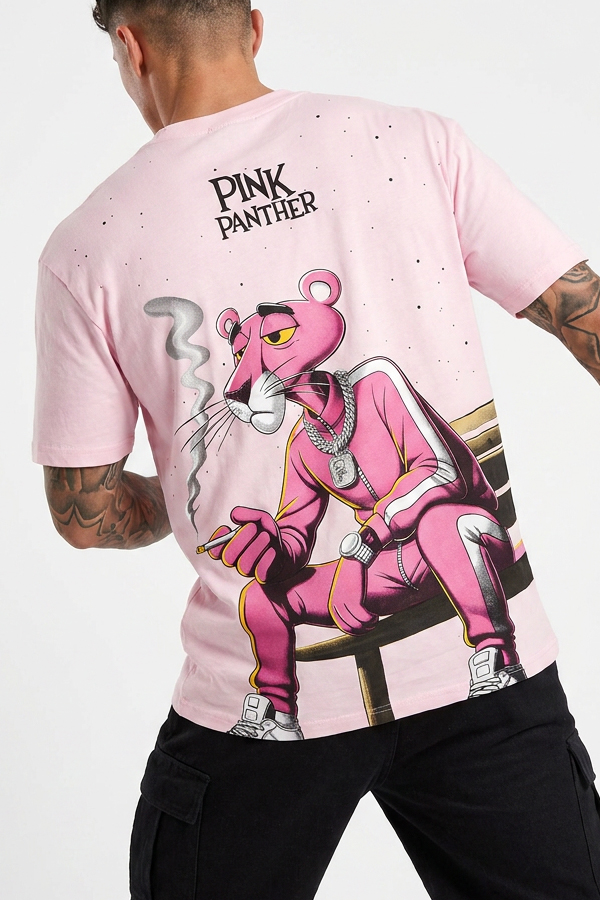 pink panther cotton premium quality unisex tshirt