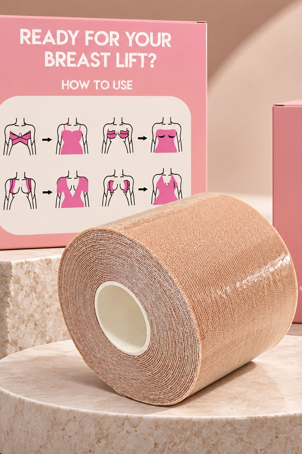 Breast lift body tape 5m with cotton texture and strong stickiness